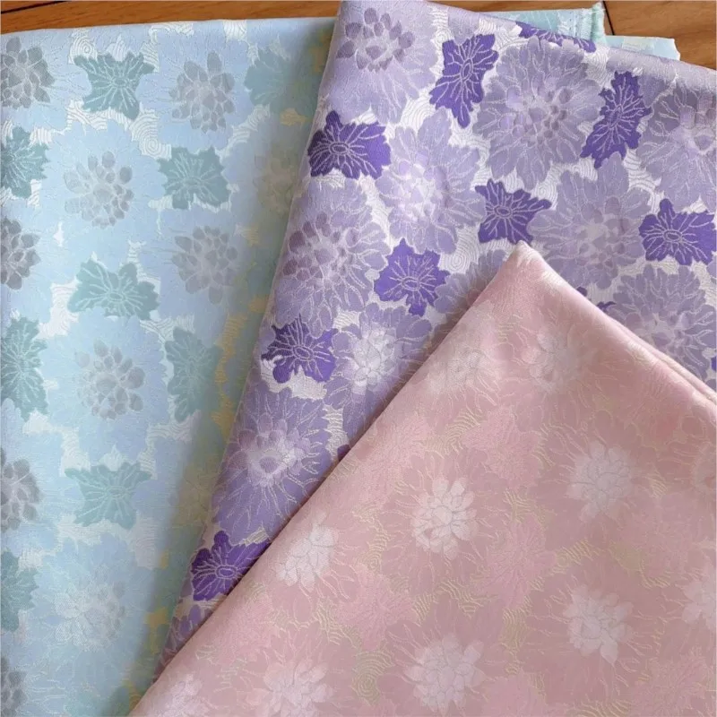 New Chinese-style waistcoat cheongsam dress throw pillow and tea setting made of dyed brocade jacquard fabric
