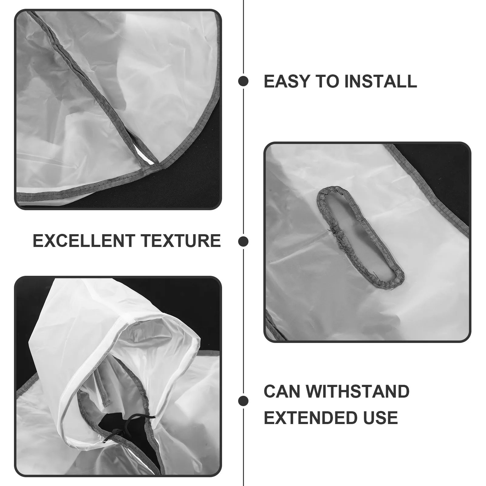 

Пластиковое складное ведро для ванны с изолированной сменной крышкой, легко моющееся, складное термопокрытие для ванны, портативное покрытие для ванны