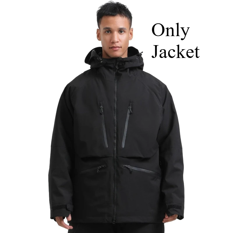 Nieuwe multifunctionele unisex ski-jassen buitensport waterdichte ski-jassen winter geïsoleerde sneeuwjas berg heren hoodies