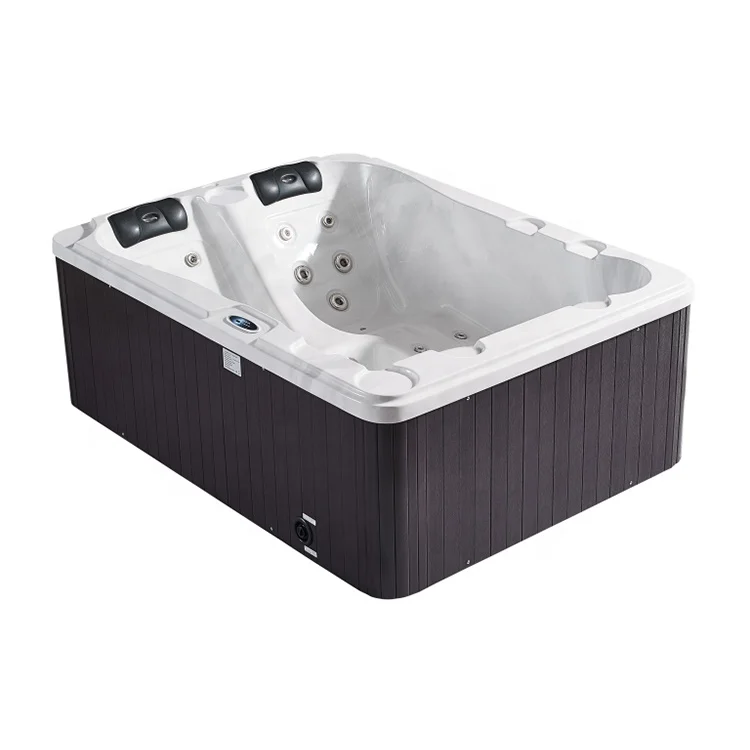 Coofull Freestanding whirlpool Bathtub Spa Pool Inflatable Hot Tub Spa 3 Person Outdoor Spa Tubs
