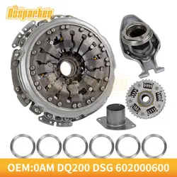 0AM DQ200 DSG Auto Transmission Dual Clutch Assembly Kit 602000600 For Audi A3 VW Jetta 1.2T 1.4T 1.8T 0AM198140L 0AM198140L