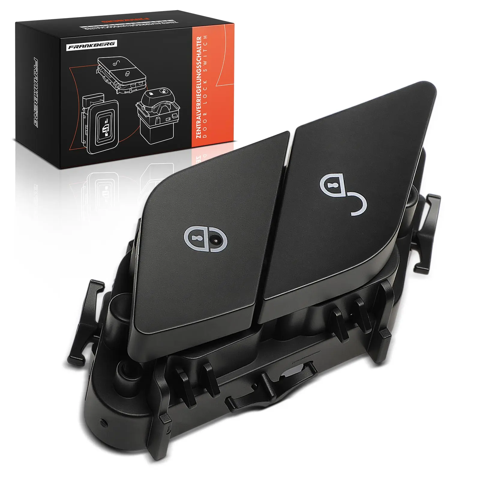 Frankberg 1x Deurvergrendelingsschakelaar Rechtsvoor voor Mercedes-Benz W205 S205 X253 W447 A2059055151 2059055151