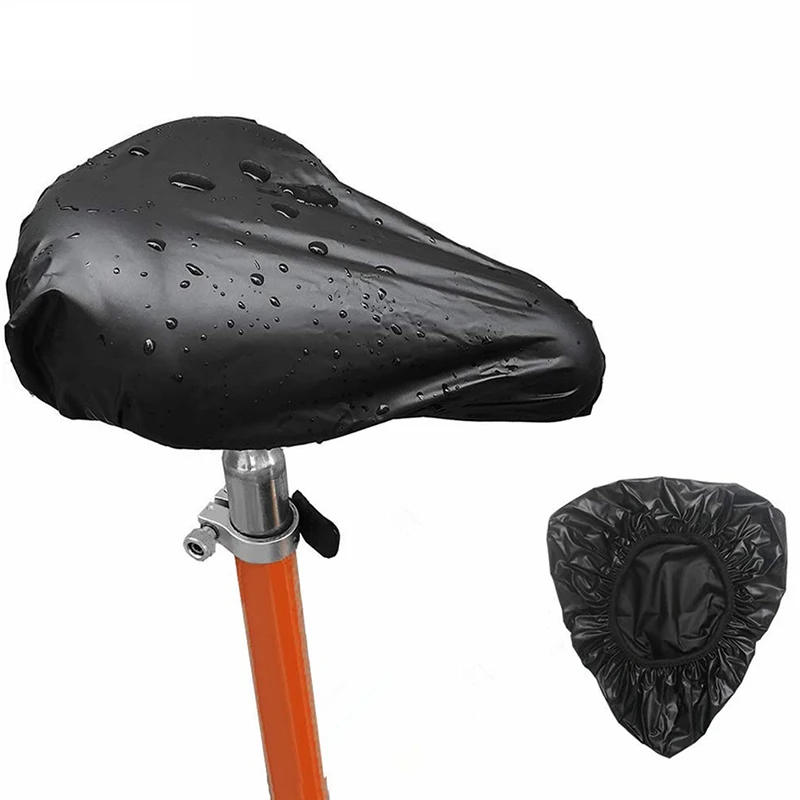 Outdoor Waterproof Bike Seat Rain Cover Elastic Dust Resistant UV Protector Rain Cover Bike Saddle Cover Bicycle Accessories