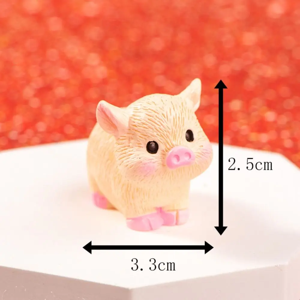 

Cute Mini Twelve Zodiac Figurines Resin Crafts Handmade Zodiac Figurines Miniature DIY Cartoon Micro Landscape Decoration