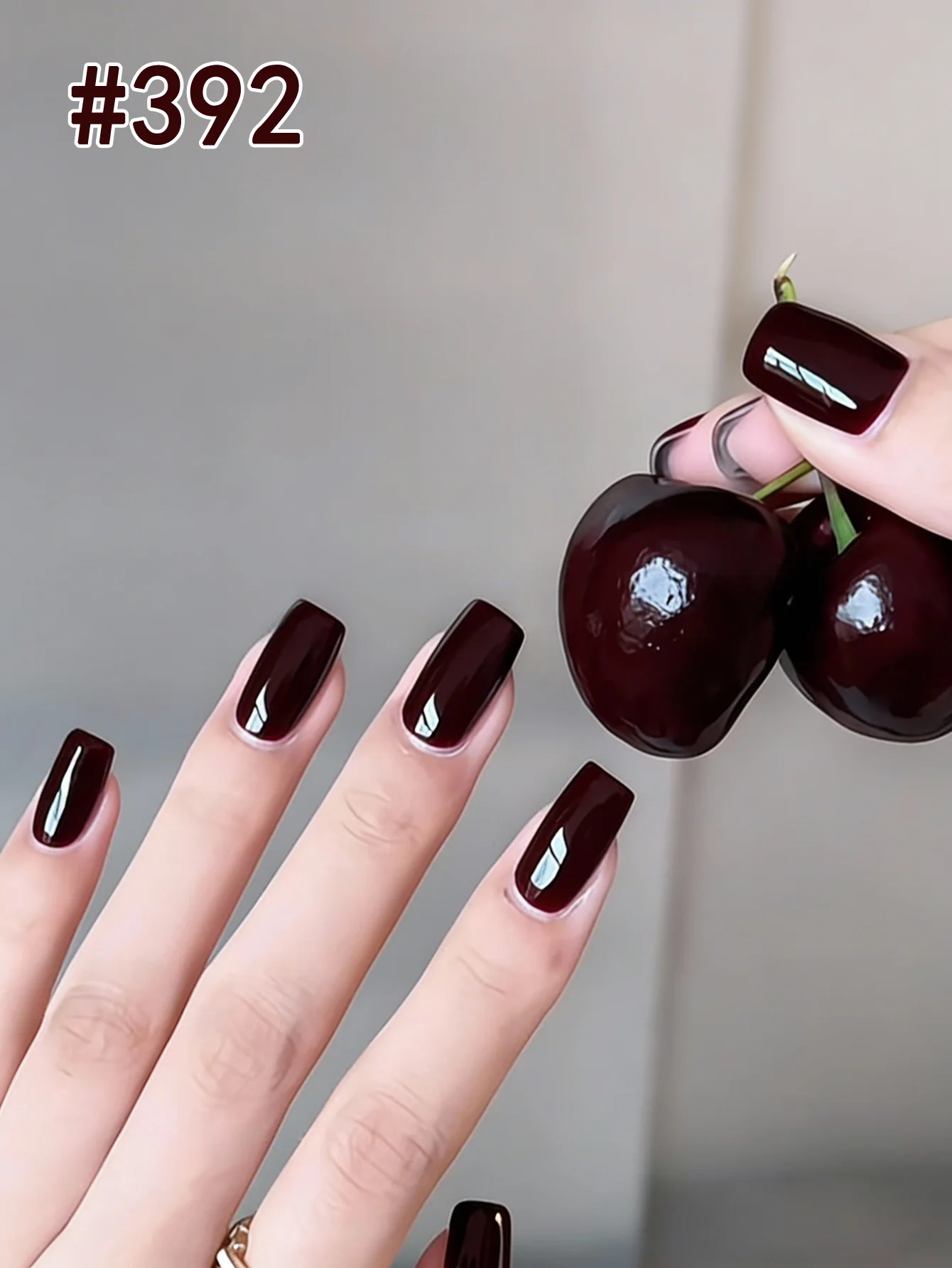 New autumn and winter collection featuring white Ankola red, specially tuned cherry red nail polish and nail art kit