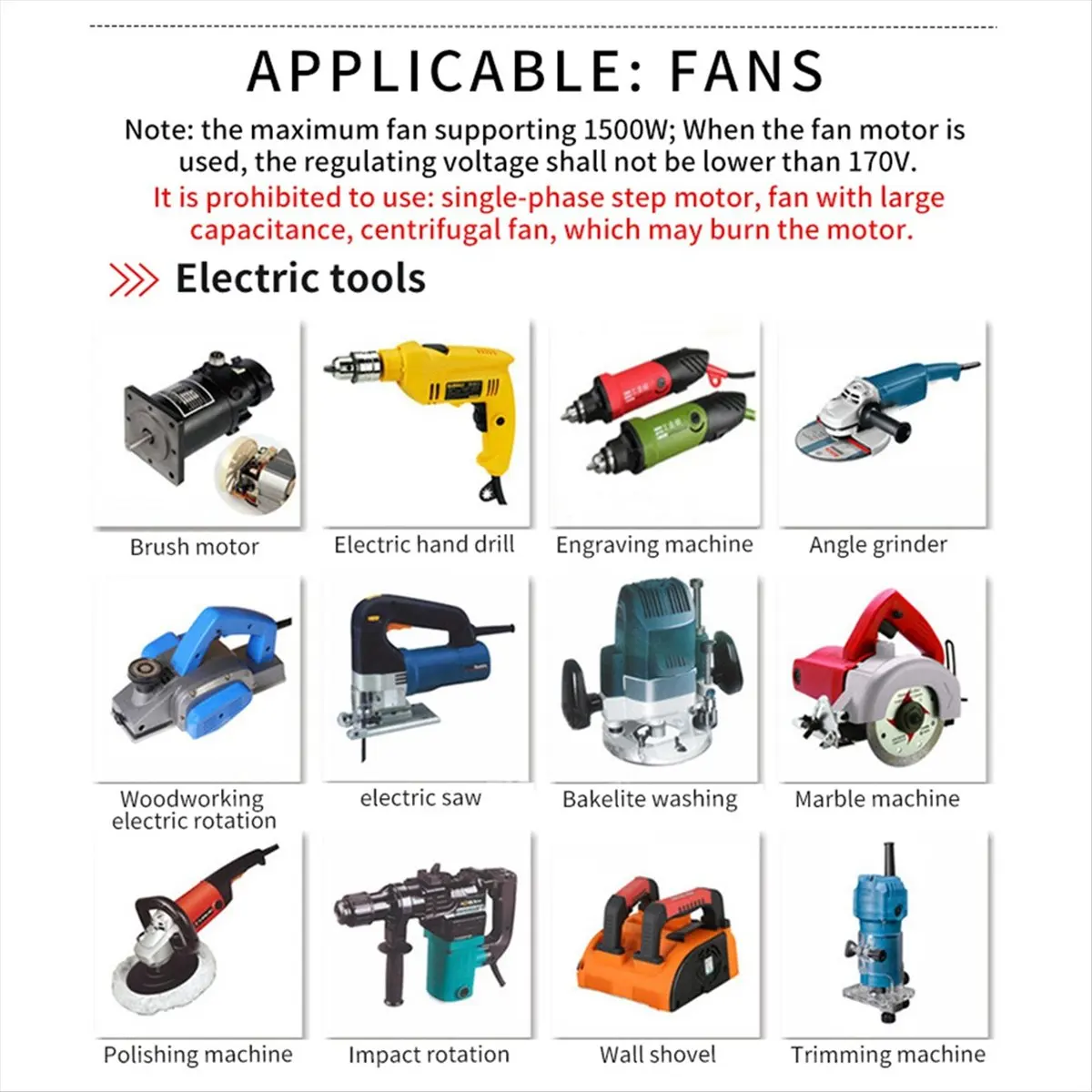AT42 Adjustable Voltage Regulator 4000W SCR Adjustable Dimmer Speed Temperature Stepless Variable Speed Belt US Plug