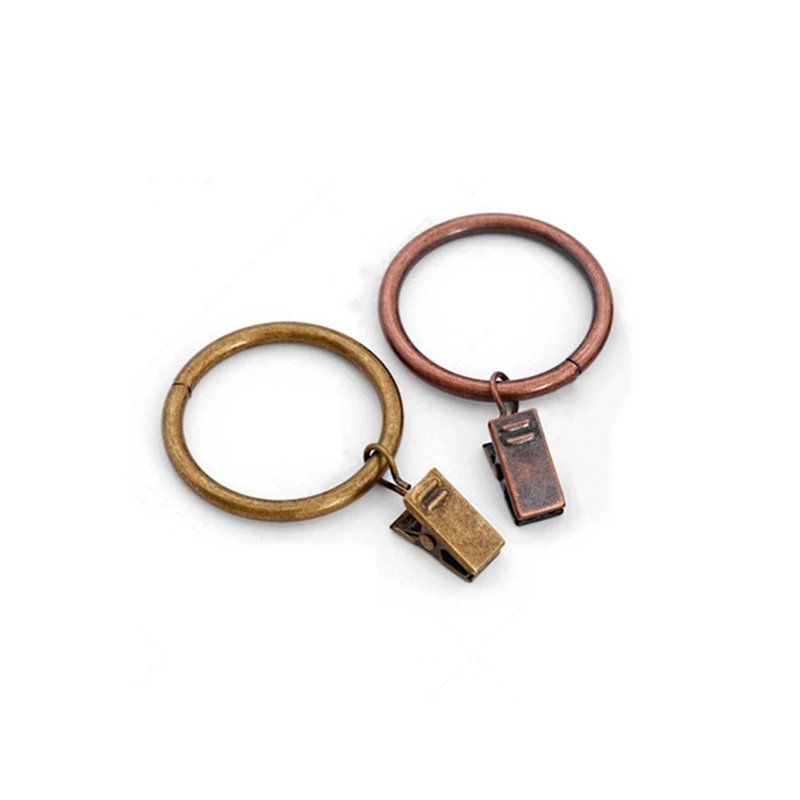 2PCS Retro metal ring clip hand-held tent mechanism decoration retro photo scrapbook Tim Holtz style handmade material