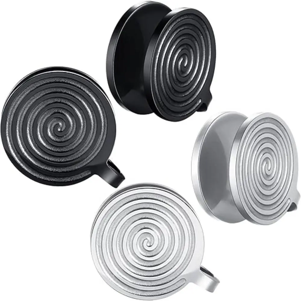 Aço inoxidável Cartilagem Espiral Ear Cuff para Inchaço Pressão, Brincos Não Piercing, Acessórios Jóias, Cor Preta