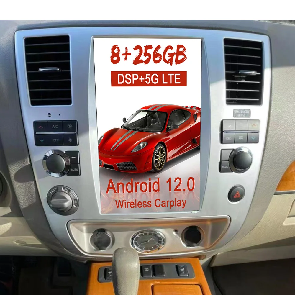 8＋256GB Android11 For Nissan Pathfinder 2010+ Car GPS Navigation Headunit Multimedia Player Auto Radio Screen Carplay