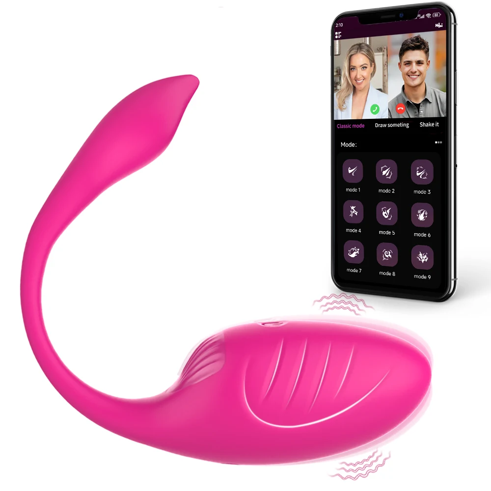 G-Spot البظر المهبل محفز أنثى APP التحكم عن بعد هزاز يمكن ارتداؤها تهتز مدلك دسار لعبة الجنس للإناث ﻿   18+