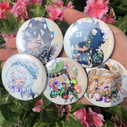 58mm Game Sethos Mualani Kachina Kinich Emilie Cosplay Costumes Pin SPTE Accessories Tinplate Pendant Brooch