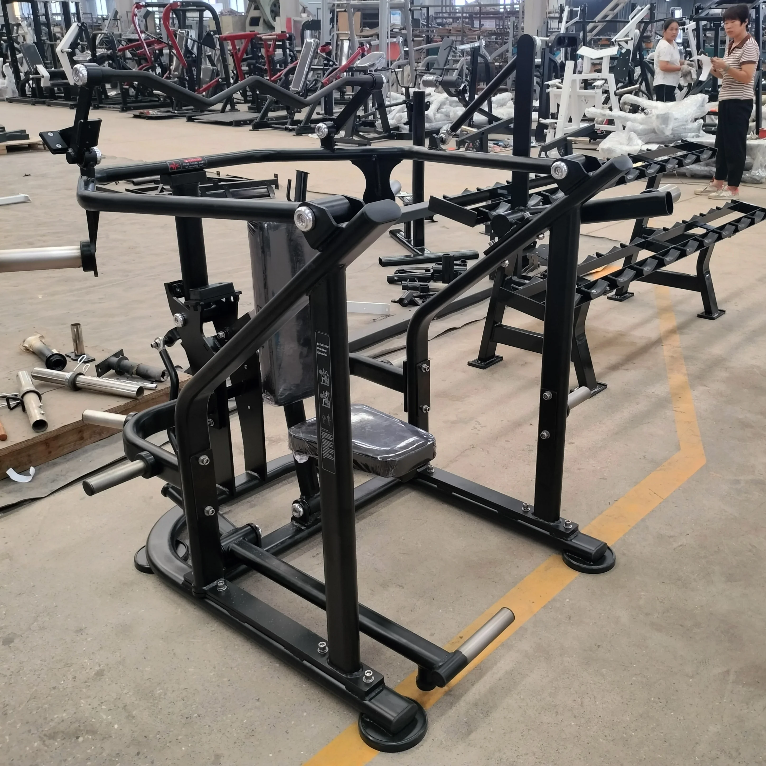 Commercial Gym Equipment Plate Loaded Fitness Rowing Machine