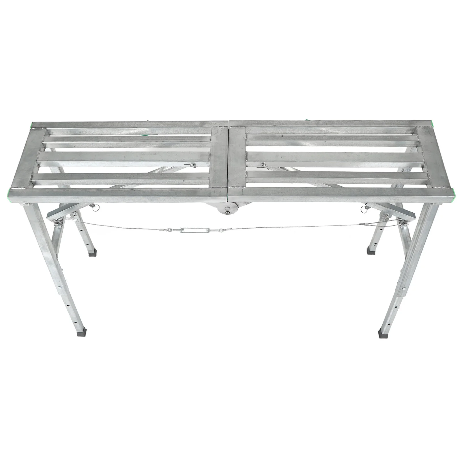 60–90 cm verstellbare, klappbare Arbeitsplattform, Aluminium, verdickte Gerüste, Trockenwand-Trittleiterbank – Detail 8
