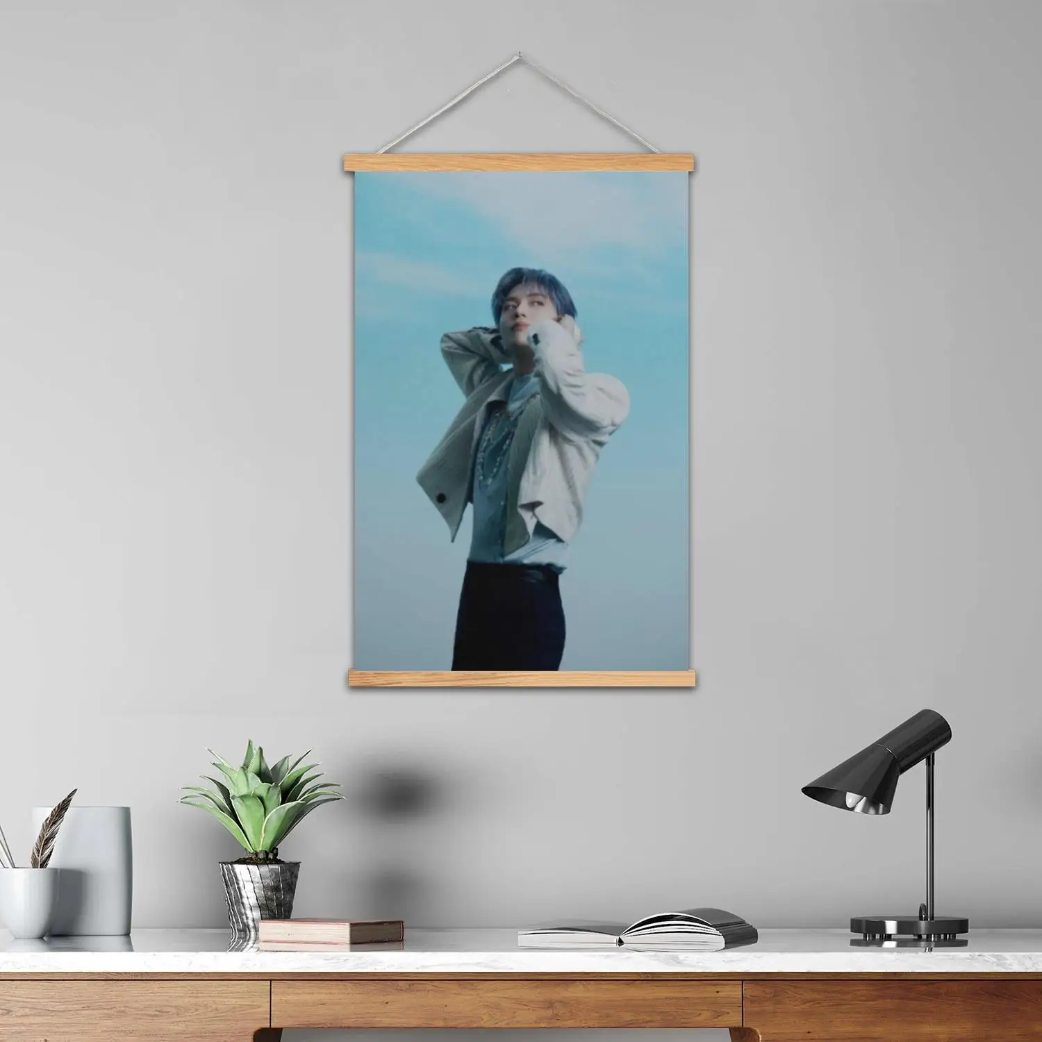 Taemin Framed Wall Painting Canvas Art Poster and Wall Art,  Modern Family Bedroom Decor, Posters,Decorative painting