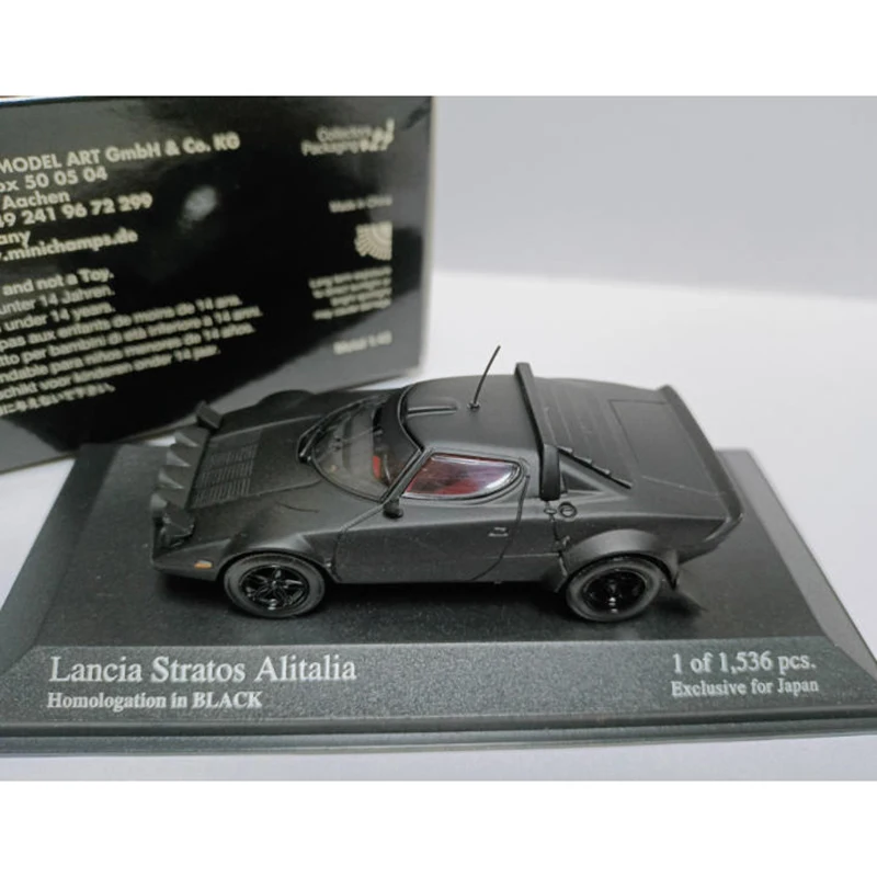 

Minichamps Kyosho 1/43 Lancia Stratos Alitalia 56, имитация сплава, модель автомобиля, статическая коллекция, украшенные праздничные подарки, игрушки