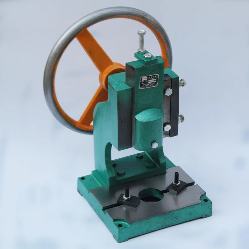 Micro Punch Steering Pheel Punch Disk Riveting Punch 0.5T/0.8T/1.0T/1.5T Micro Punching Machine Manual Desktop Press