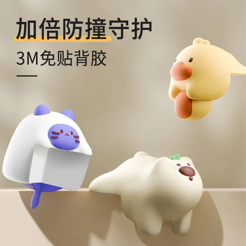 Table Corner Anti-collision Sticker Silicone Window Table Edging Soft Corner Anti-collision Soft Right Angle Protective Cover