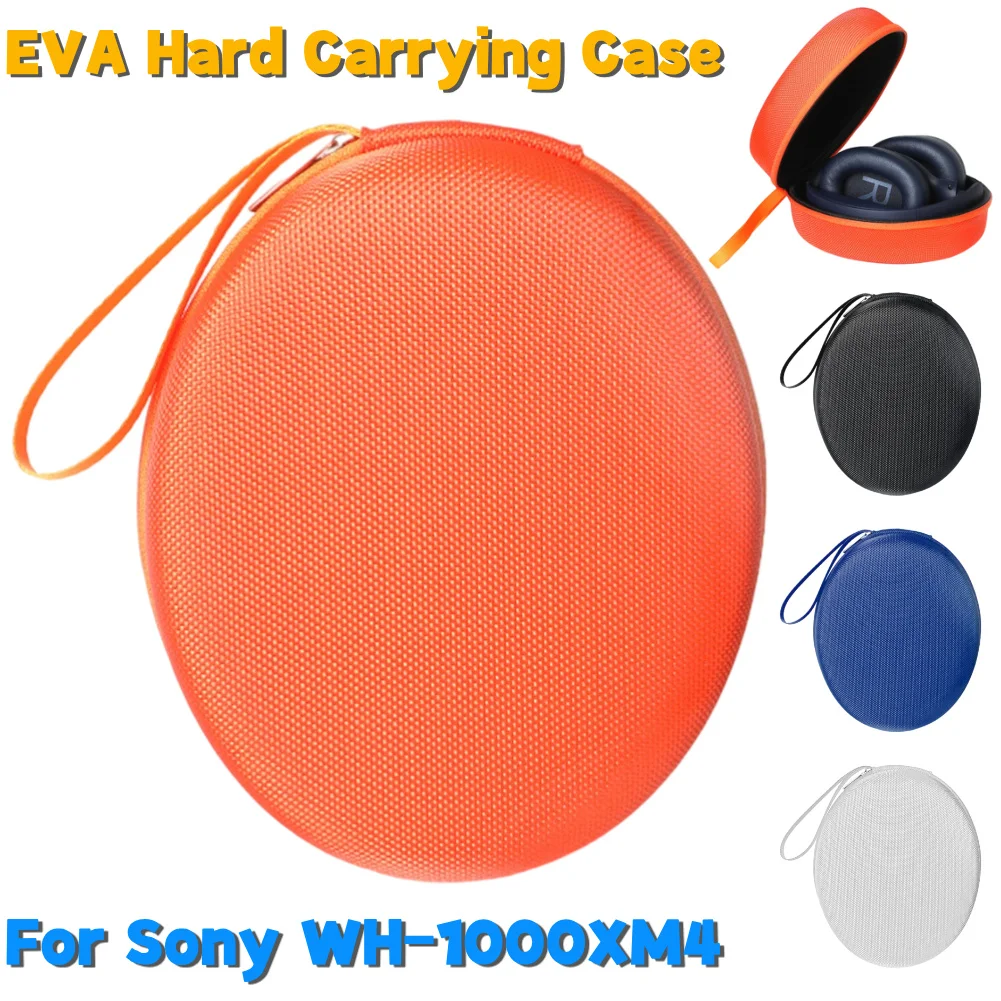 إيفا حقيبة حمل صلبة مقاومة للصدمات سماعة حقيبة سفر مضادة للسقوط المضادة للخدش مقاوم للماء لسوني WH-1000XM4 ل Beats Studio Pro