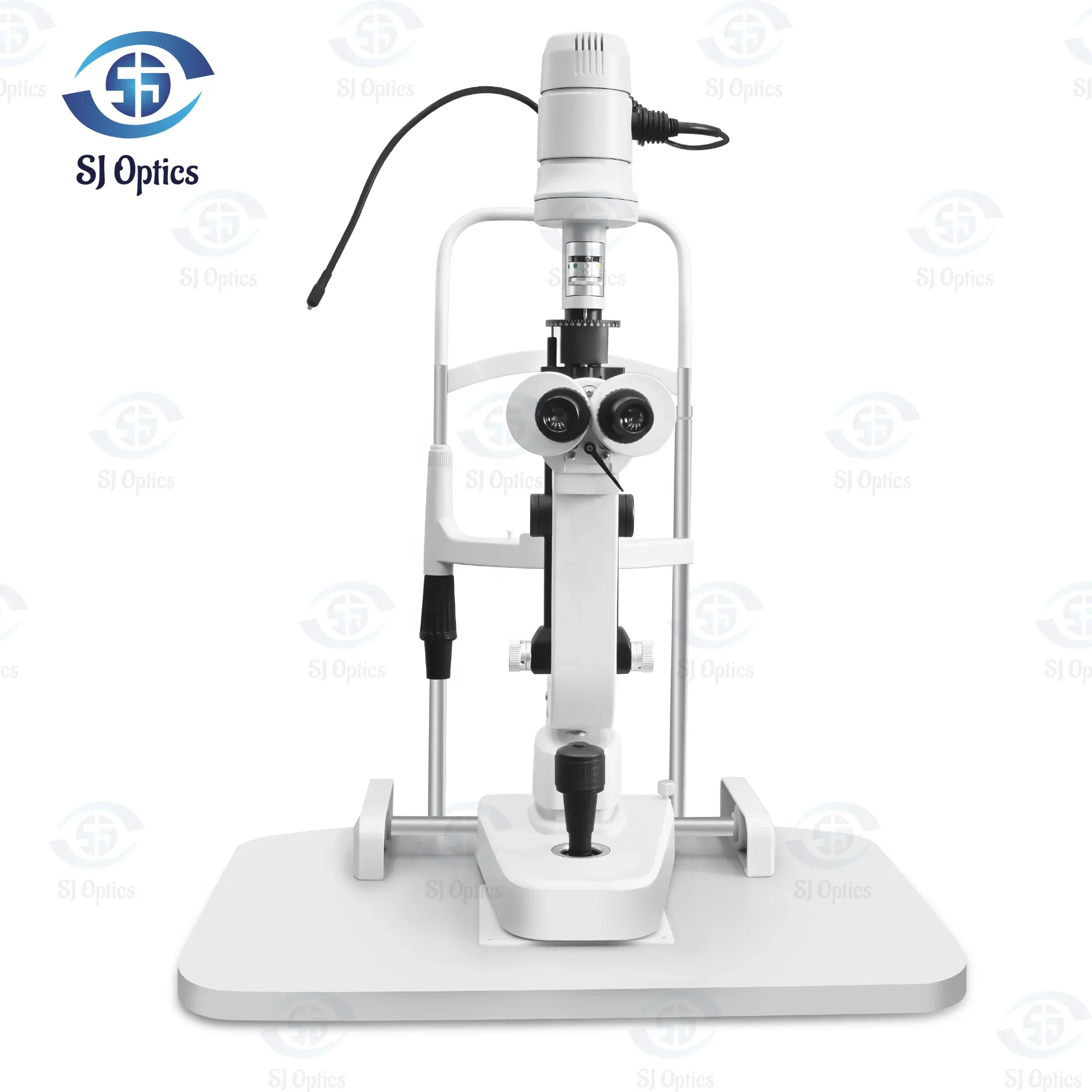 SJ Optics คุณภาพสูง 2 ขั้นตอนการขยาย Ophthalmic Digital Slit โคมไฟตาราง BL-66A Slit โคมไฟจักษุวิทยา