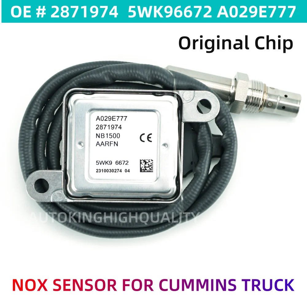 

2871974 5WK96672 Original NOx Sensor Nitrogen Oxide Sensor For Cummins ISB Bird Freightliner 6.7L ISX 11.9L ISX 15-14.9L