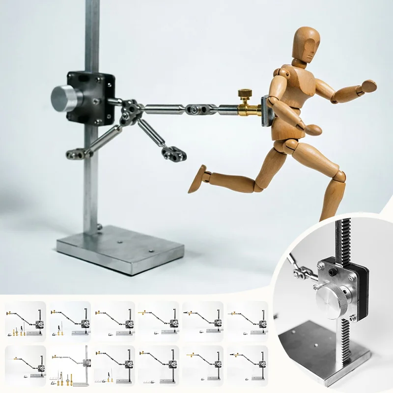 Stop Motion Shooting Rig Kit DIY Animation Armature Rigging System with 5 Connectors Professional Support Rack for Puppet Charac