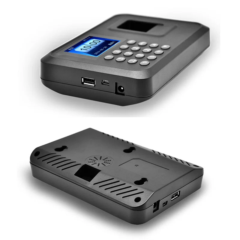 AEF7-Fingerprint Attendance Machine Biometric Attendance System 1000 Fingerprint Capacity Support USB Driver Download US Plug