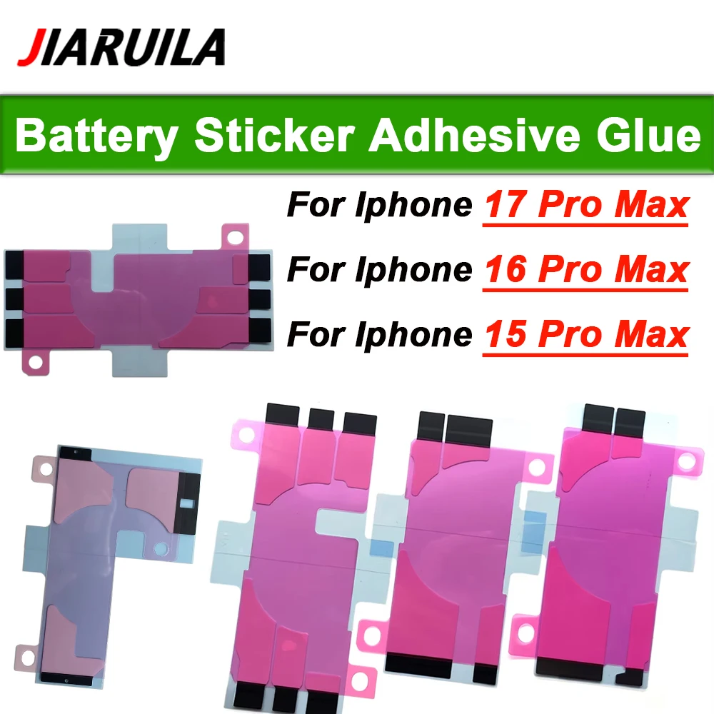 Battery Sticker Adhesive Glue Tape Strip For IPhone 17 16 15 14 Pro Max Plus 17 Pro 15 Plus Double-sided Tape Replacement Parts