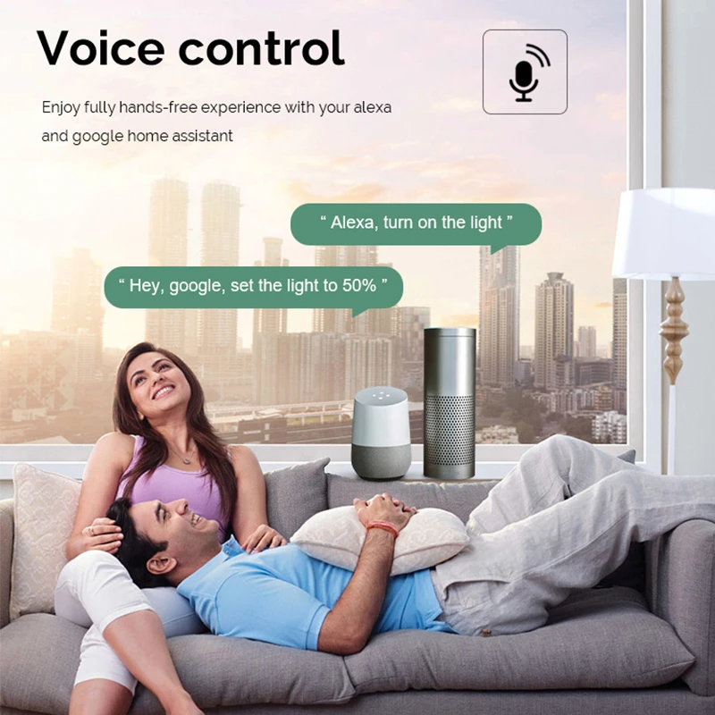 DIY  Zigbee Smart Dimmer Switch Module Tuya/Smartlife APP Remote Control Two Way Compatible with Alexa Google Home Voice Control