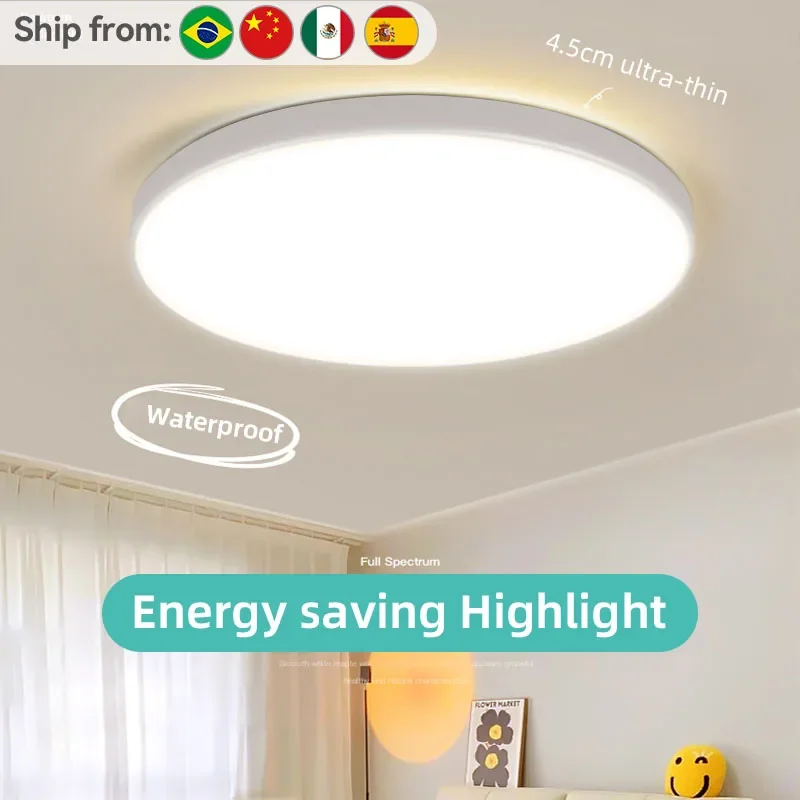 

LED Ceiling Lamp Chandelier 3-color changeable Panel Lamp Living Room Ceiling Light Indoor Lighting for Bedroom Kitchen Luminair