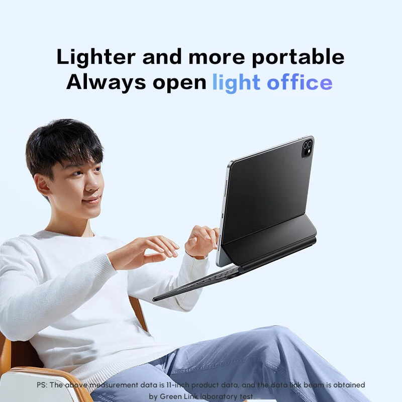 

UGREEN Magnetic Backlit Keyboard Case Portable Wireless Bluetooth 5.0 Keyboard for IPad