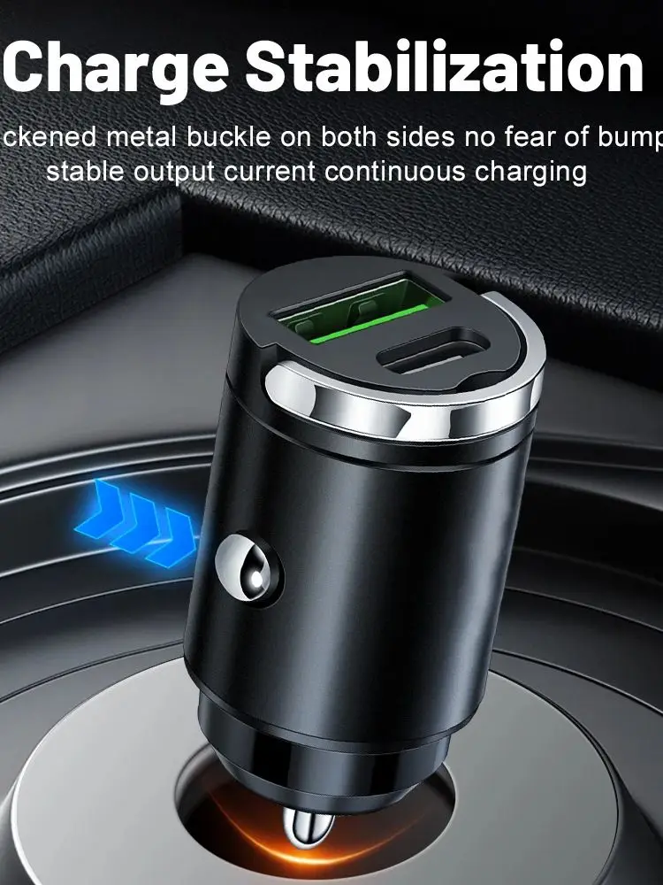100w mini pd usb carregador de carro mais leve carregador de carro para xiaomi samsung huawei