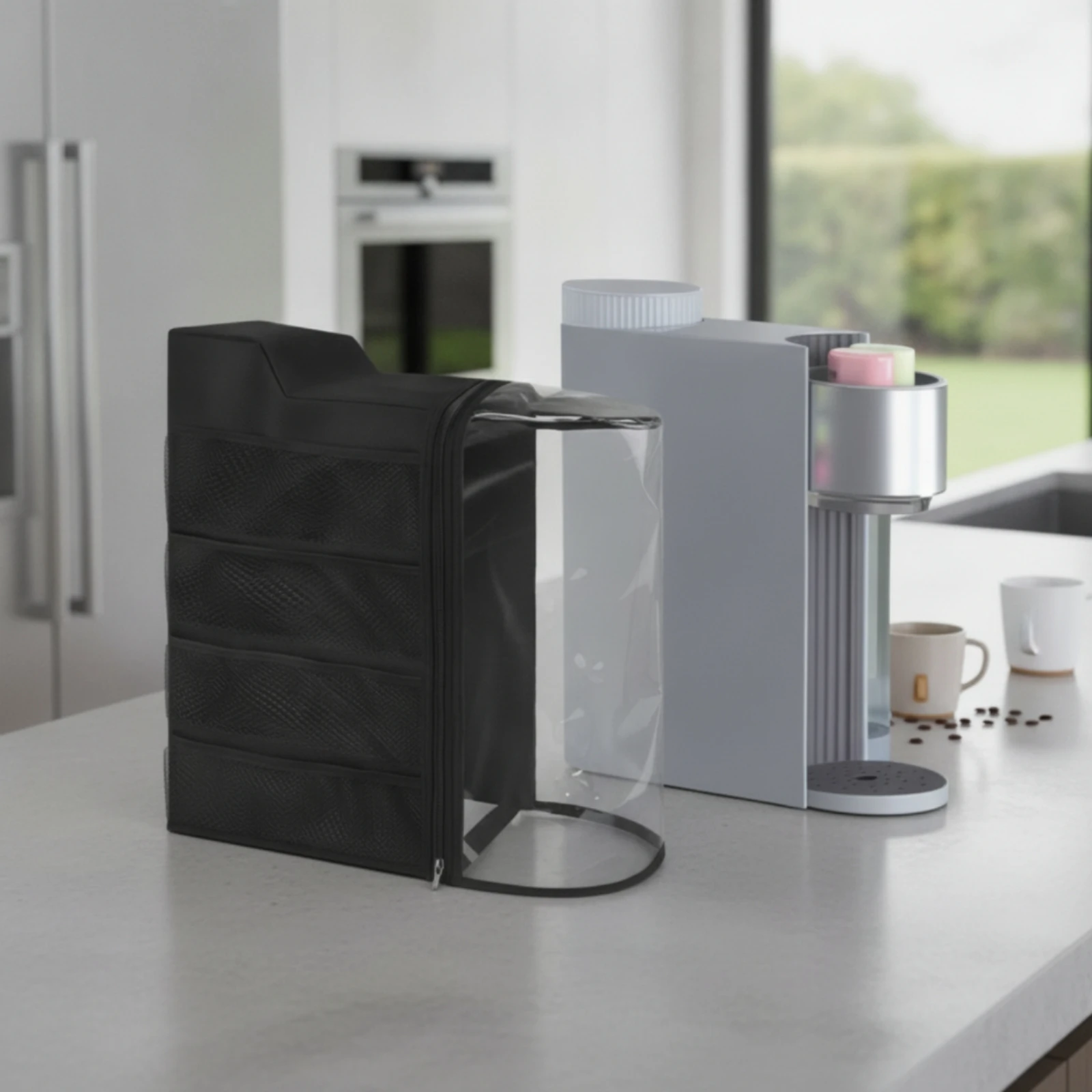 Countertop Carbonated Beverage Maker Maker Guarding Cover Dustproof Carbonated Beverage Maker Machine Cover with Shoulder Strap