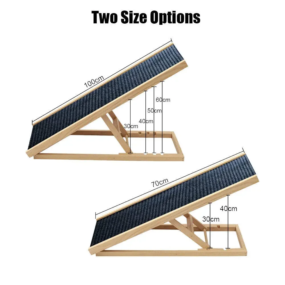 Nuevos productos para mascotas 2023, escalera de escalada ajustable de madera para mascotas, escaleras con rampa para perros, escaleras para perros pequeños y gatos, escalera Beige para perros