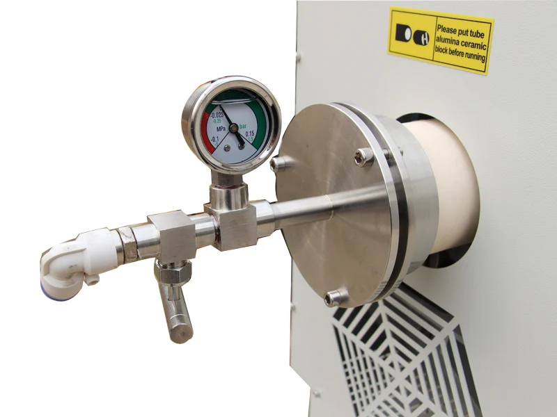 1700C High Temperature Laboratory Vacuum OD80 Rotary Tube Furnace for Melting Sintering and Heating Treatment