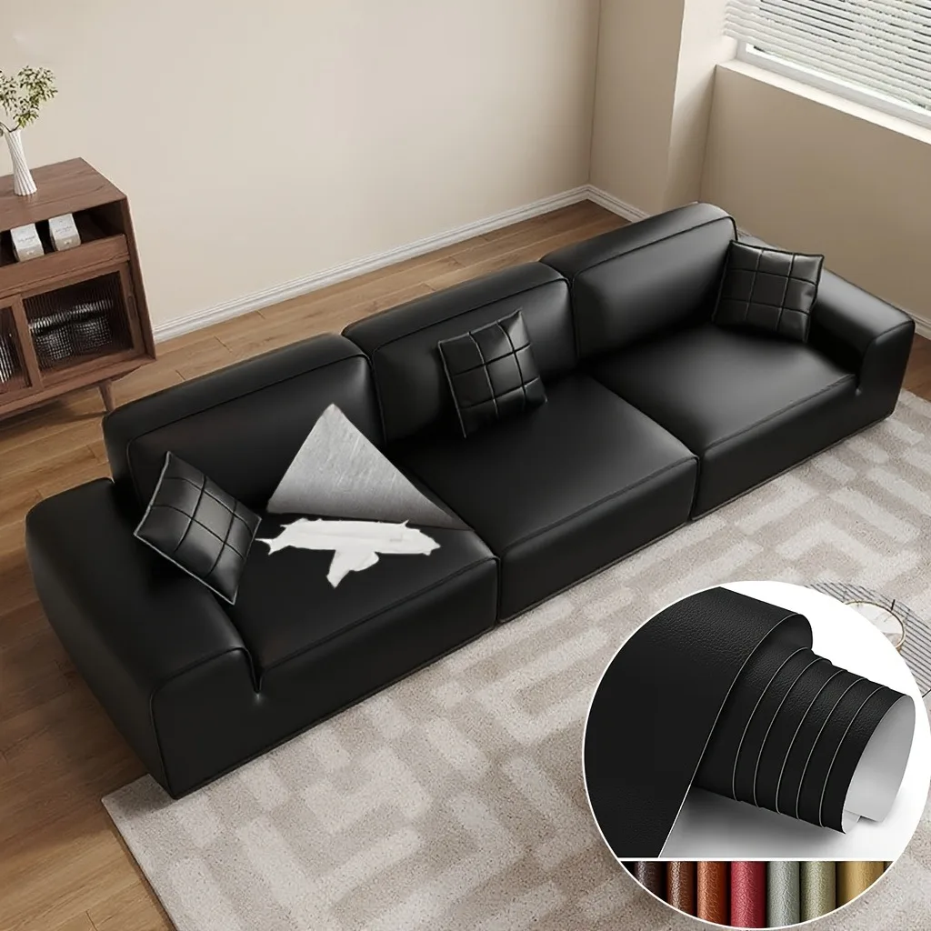 

Faux Leather Repair Patch Kit Self-adhesive Leather Repair Tape for Sofa Car Seat Computer Chair Driver Seat Jacket Patch Repair