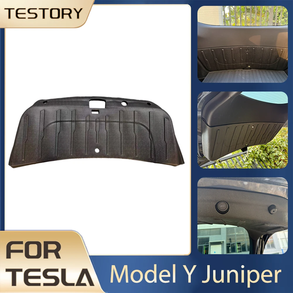For Tesla Model Y Juniper Accessories Rear Trunk Door Anti-dirt Mat TPE Trunk Tailgate Protection Pad for Model Y Juniper 2026