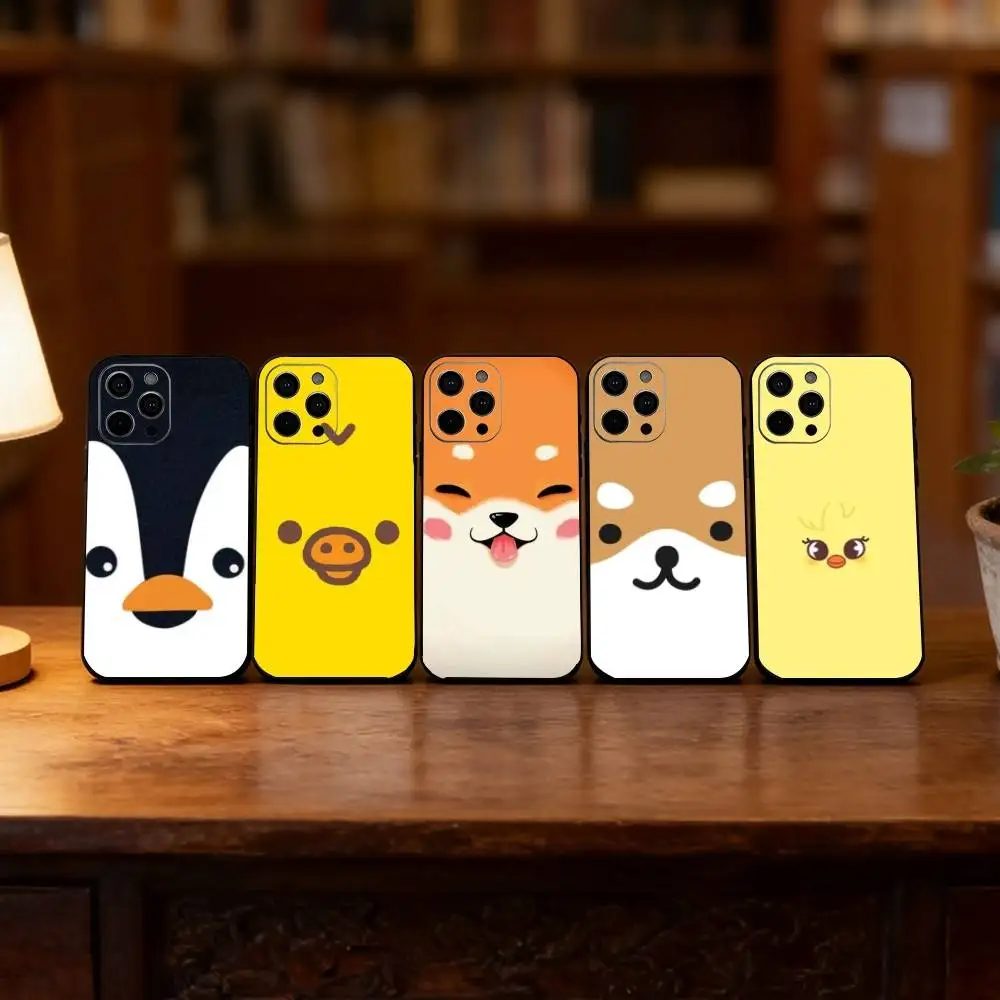 

Funny Cartoon Phone Case Silicone Soft For IPhone 17 16 15 14 13 12 11 X XR Plus Pro Max Plus
