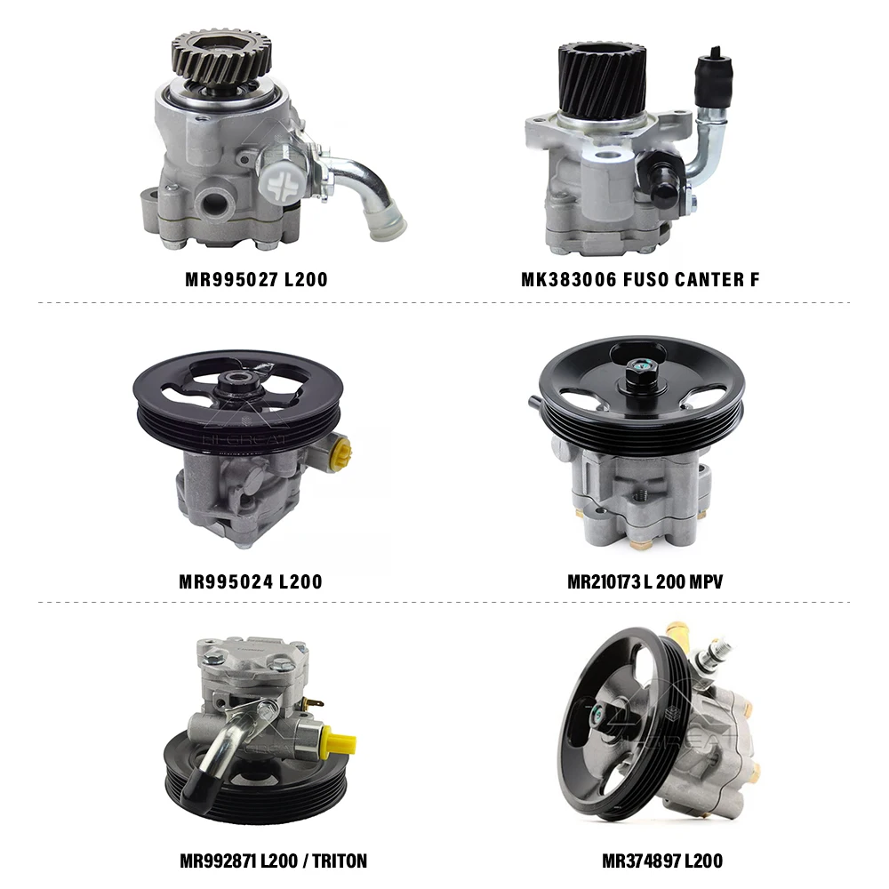 Bomba de direção hidráulica MN184075 para LANCER VII 4G13 (16V)