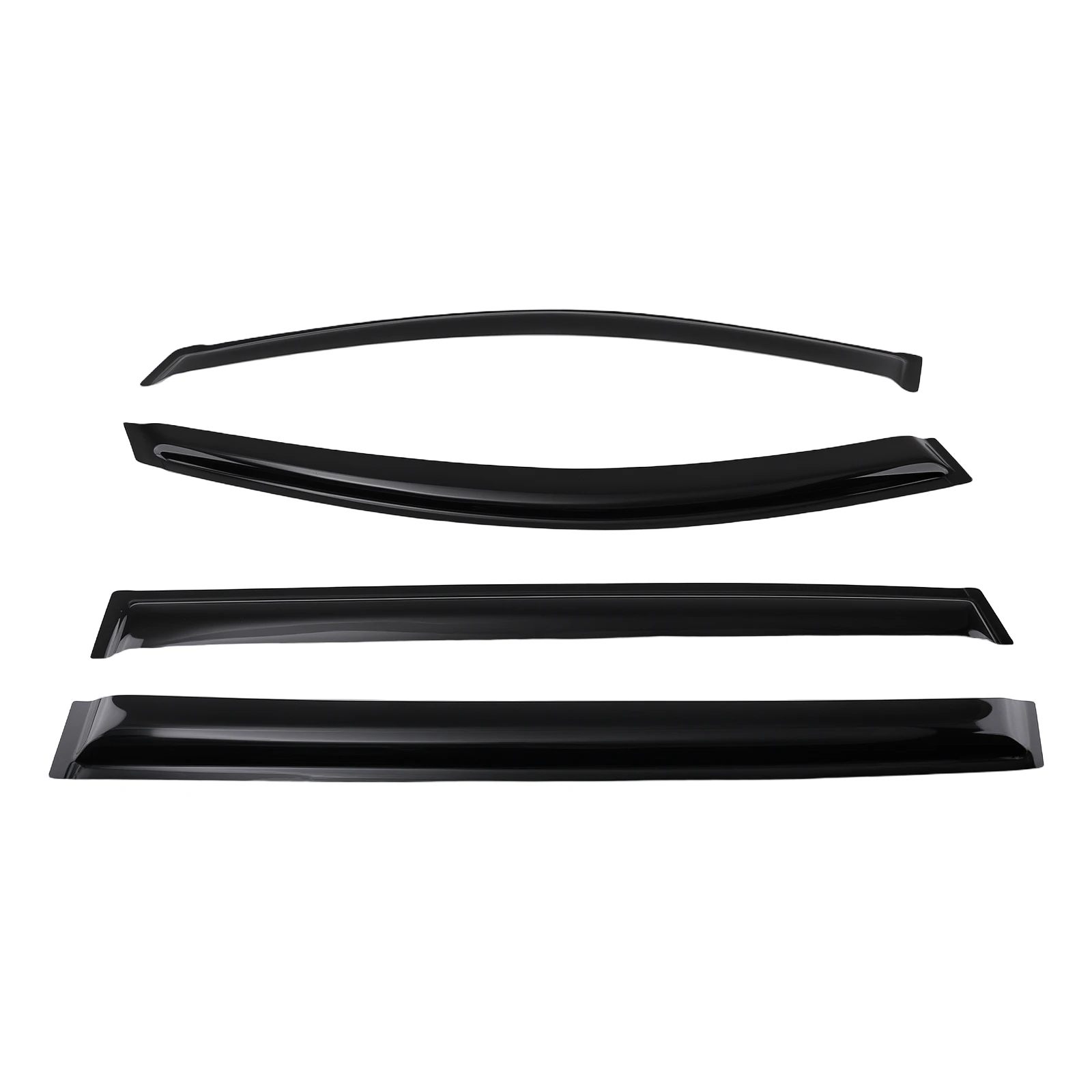 

Side Rain Guards Wind Visors for Toyota Sienna 2004-2010 4PCS Black Window Set