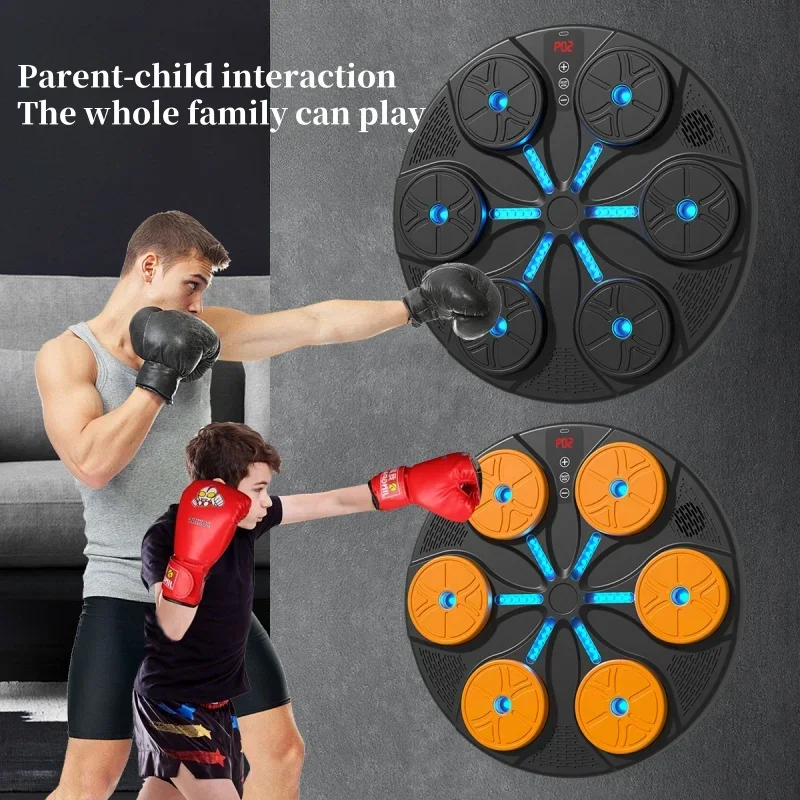 

Smart Bluetooth Adult Boxing Target Home Fitness Exercise With Light Music Boxing Trainer Bluetooth Boxing Machine For Children