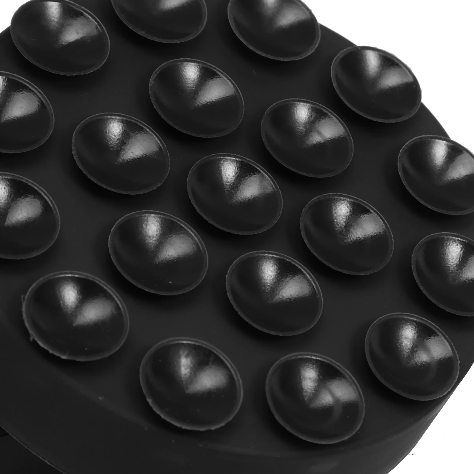 

4 Pcs Black Washer Anti Vibration Pads Height Increase Durable Plastic Stabilizer Furniture Feet Non Slip Pedestal Mat