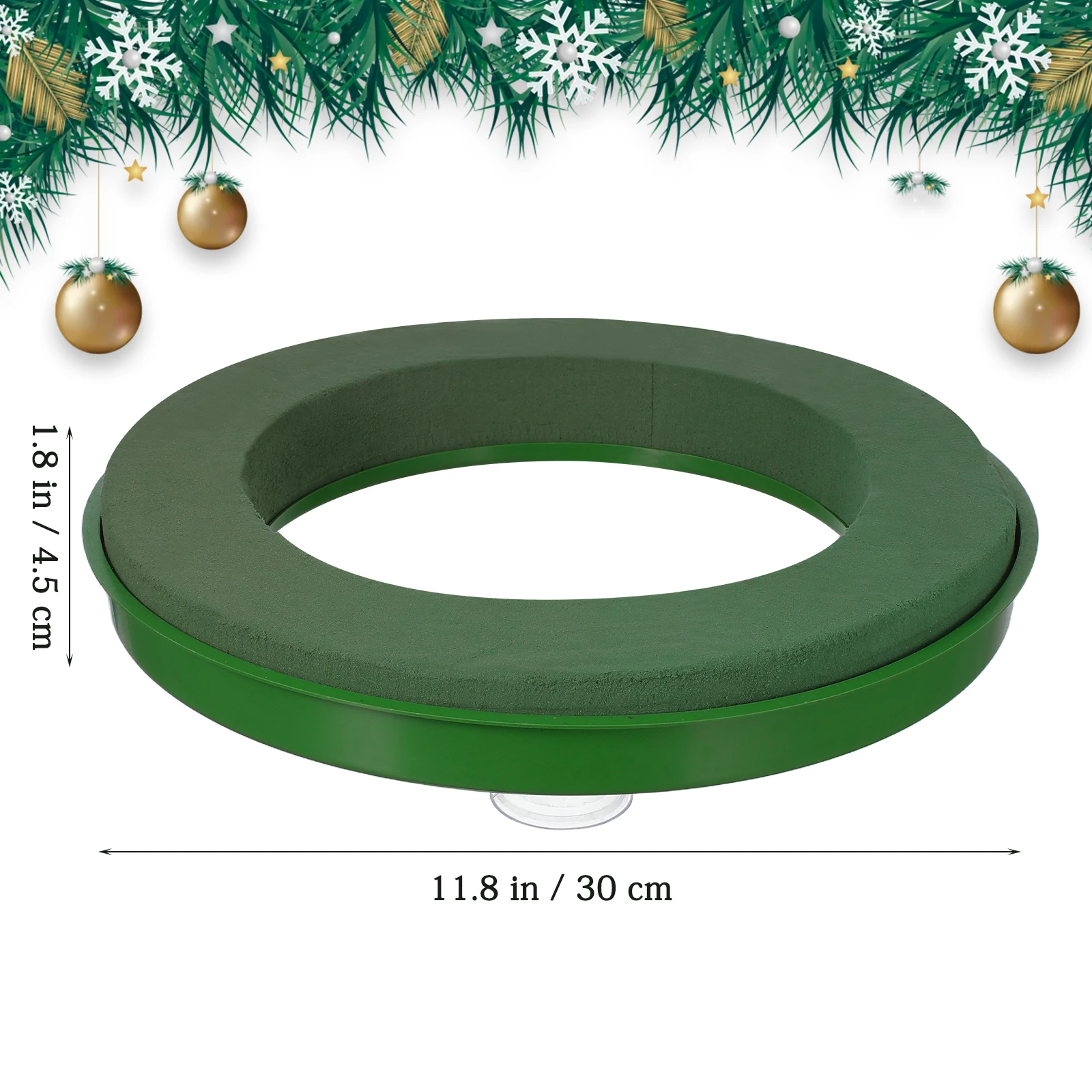 

Flower Foam Ring Suction Cup Wedding Decorations Arrangement Holder Plastic Wreath Ring Floral Foam Rings Wreath Base Gardening