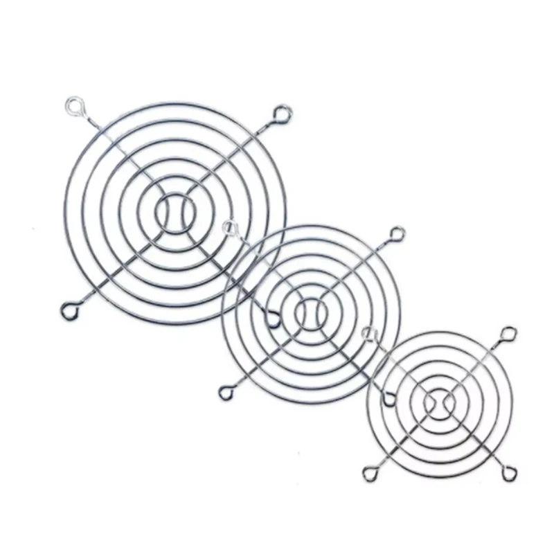 High Quality 4/5/6/7/8/9/12cm Iron Mesh Chassis External Conversion Cooling Fan Protective Fan Metal Mesh Cover Rust Proof B5