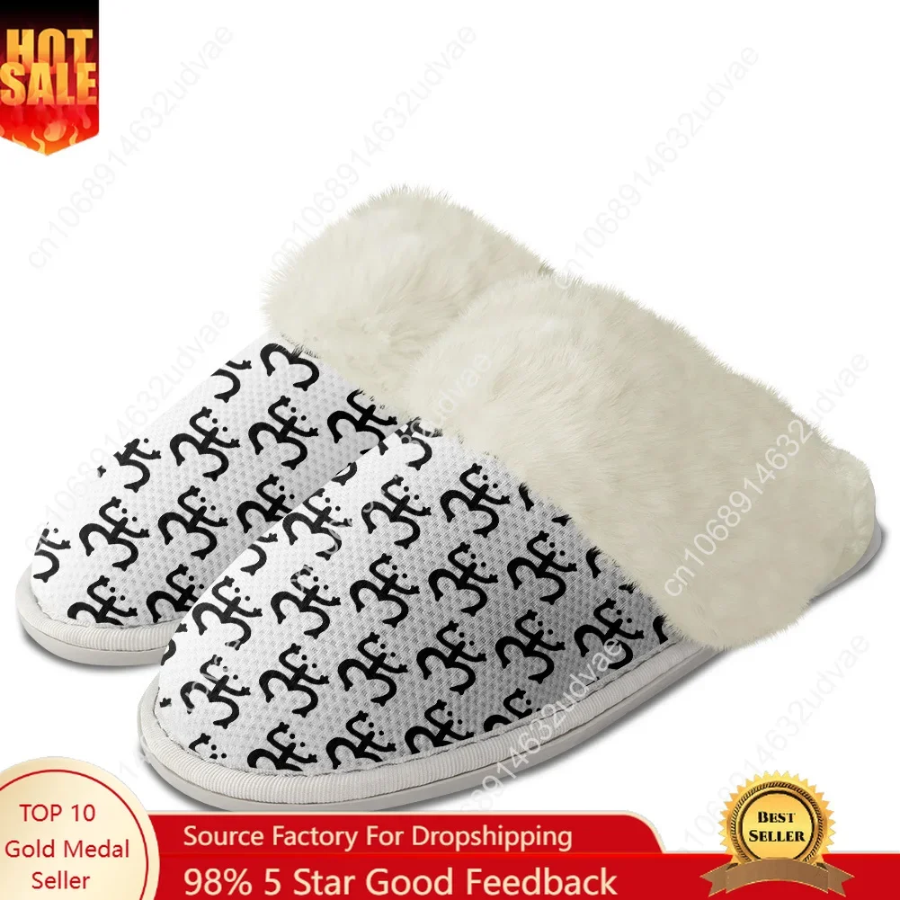 

Coqui Taino Plush Slippers Keep Warm Shoes Mens Womens Home Cotton Bedroom Customized Thermal Lightweight Slipper DIY