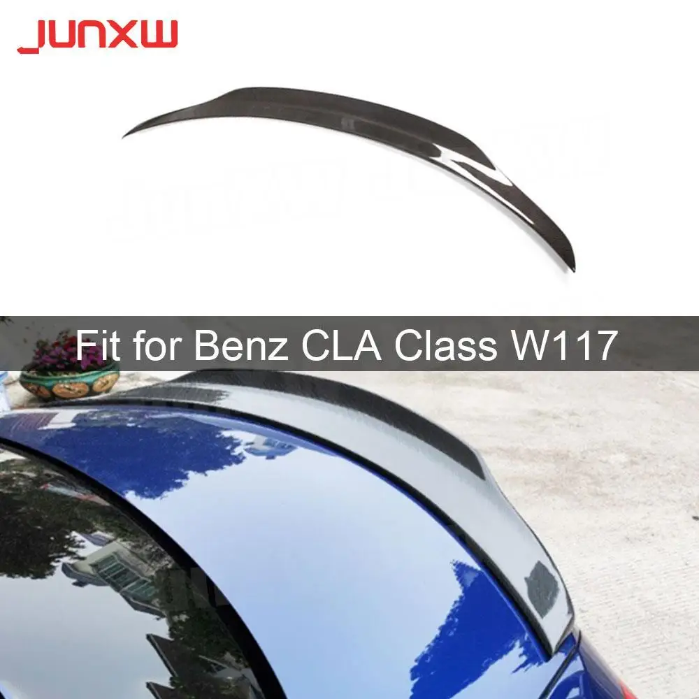 

Carbon Fiber Rear Trunk Spoiler For Benz W117 CLA180 200 220 250 260 CLA45 AMG 2013-2019 PSM Style Rear Wing Boot Lip FRP