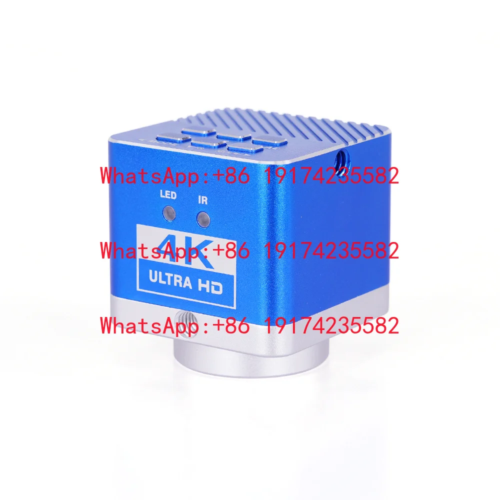 TD-B40 4K 30FPS HD VGA USB Industrial Video System Medical Microscope Camera DC-12V/1A Blue 3-Year Warranty