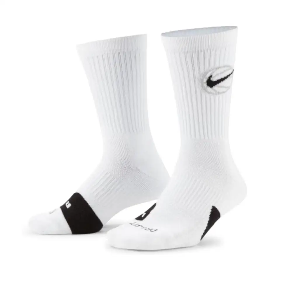 Nike EVERYDAY CREW: Stylish, comfortable, slip-resistant, and durable unisex soft basketball socks (3-pack)  DA2123-100 view 2