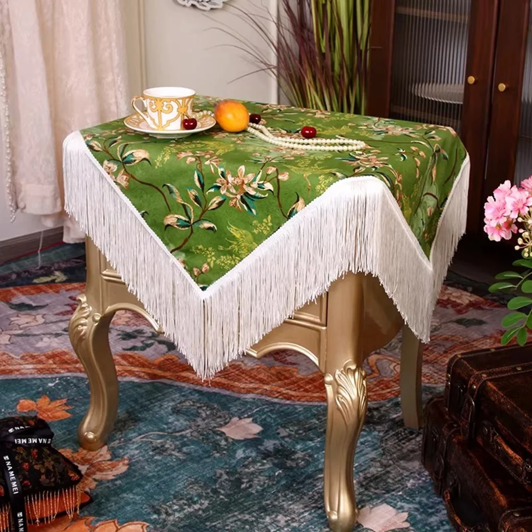 High End Retro Stylish Su Dining Table Tablecloth Decorative Cover Cloth for Home Decoration