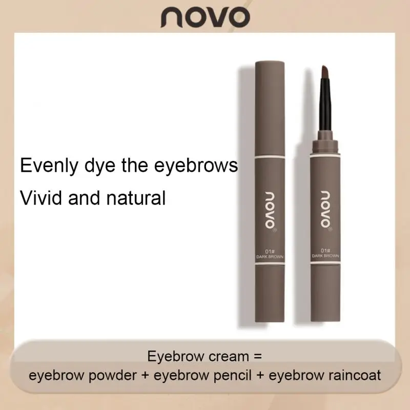 Colors Eyebrow Dyeing Cream Eyebrow Pencil Comes With Eyebrow Brush Natural Long Lasting Waterproof Makeup Eyebrow Tattoo