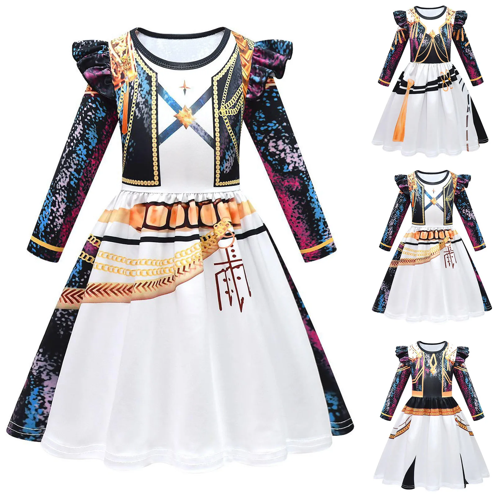أطفال ملابس الهالوين الفتيات فستان فساتين الجدة لطيف ملابس اللعب ملابس كاجوال Merch Kpop شيطان الصيادين الاطفال Conjuntos Para NiñOs